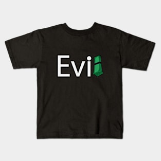 Money is evil creative artsy Kids T-Shirt